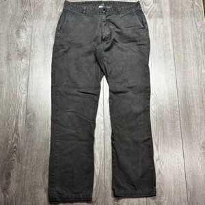 Jungmaven Mens Hemp Organic Cotton Canvas Pants Faded Black Size Medium Flaw
